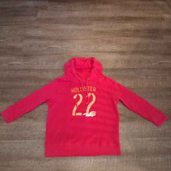 Hollister Women’s Pink Pullover Hoodie Sweater - Picture 5 of 9